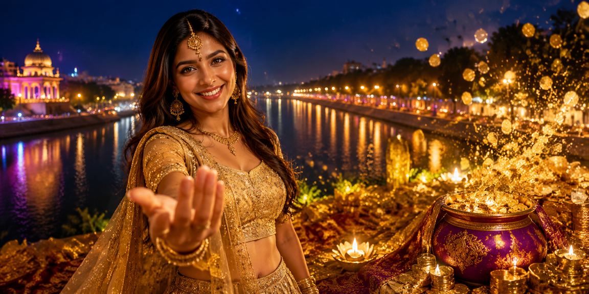 Player receiving deposit bonus at Ahmedabad riverfront